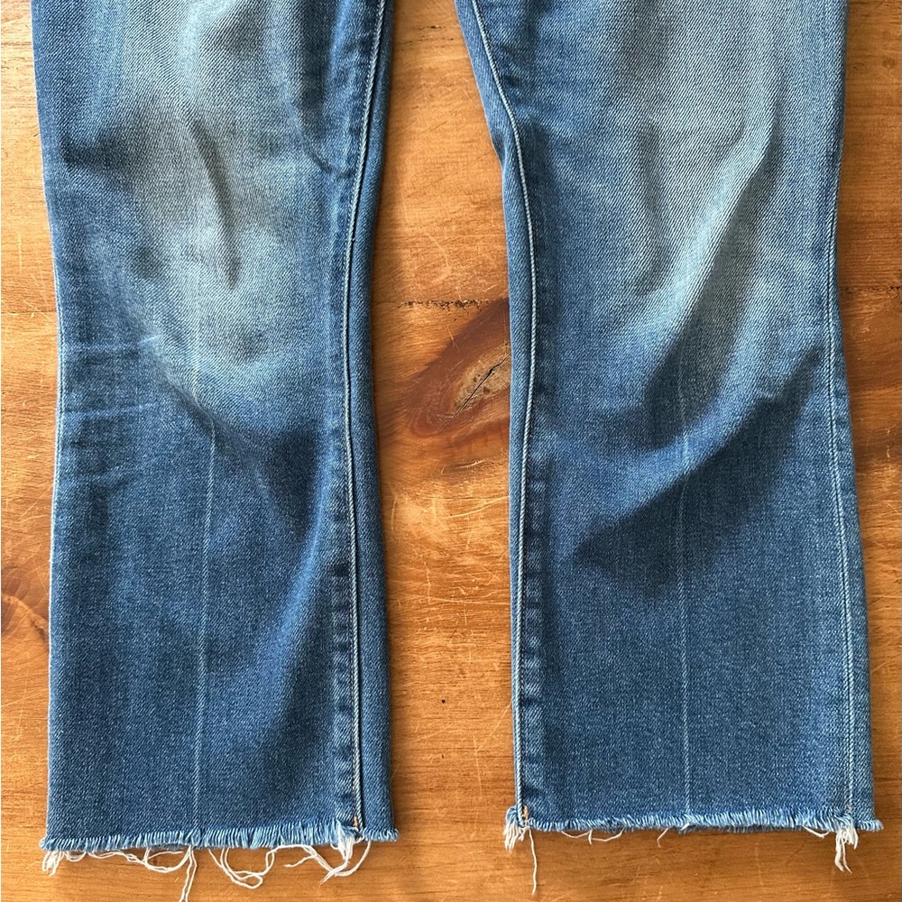 HATCH crop maternity jean - side panel